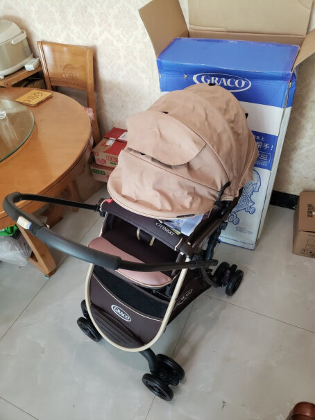 美国GRACO葛莱婴儿推车可座可平躺靠背长70公分指的那个长度？