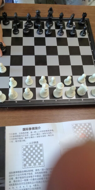 友邦国际象棋黑白色磁性可折叠便携培训教学用棋除了棋子，圆片是做什么的？