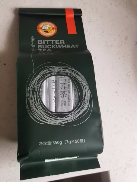 虎标养生茶苦荞茶350g/独立小袋装是炒过的还是没有炒过的？
