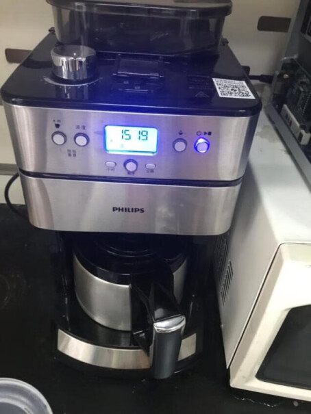 飞利浦咖啡机家用全自动现磨一体带咖啡豆研磨功能不会英语怎么办？