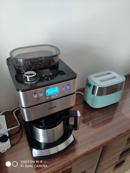 飞利浦咖啡机家用全自动滴滤式带磨豆保温预约功能可以磨豆浆吗？
