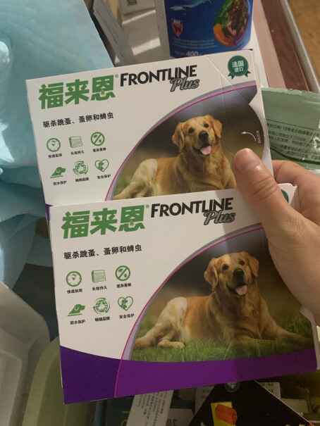 犬心保狗体内驱虫药宠物狗驱蛔虫钩虫预防心丝虫药品大型犬L号威逼利诱说好话，我家狗就是不吃，有没有同样的亲？