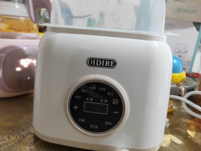 OIDIRE奶瓶消毒器烘干三合一请问大家有没有开的温奶40&deg;然后机器自动跳到45&deg;的呀？我用了三个月这两天温度一直这样乱跳？