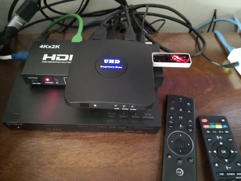 九音九视JS3050高清4K视频录像HDMI请问硬盘怎样设置不分段？