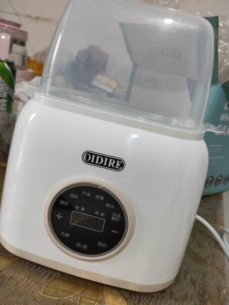OIDIRE奶瓶消毒器烘干三合一请问加热冰箱冷藏的母乳需要多长时间？