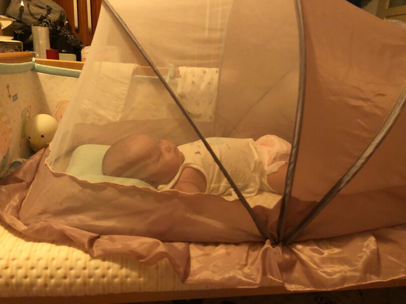 婴童凉席-蚊帐babycare婴儿蚊帐罩可折叠全罩式宝宝蚊帐到底要怎么选择,为什么买家这样评价！