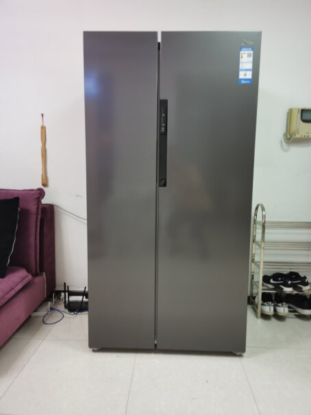 请问：606升对开门冰箱多高多宽？
