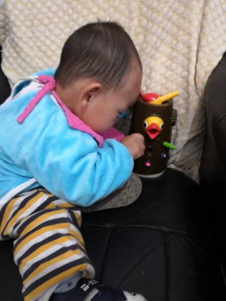 特宝儿青蛙手敲琴婴幼儿音乐乐器1-2-3岁买了一个月，才发现小虫儿凹陷部位遇水掉色严重，宝宝经常含嘴里，不知道会不会对健康造成影响，怎么办？