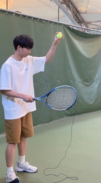 梦多福训练器网球练习器带线网球拍陪练回弹多福怎么往盘里注水？