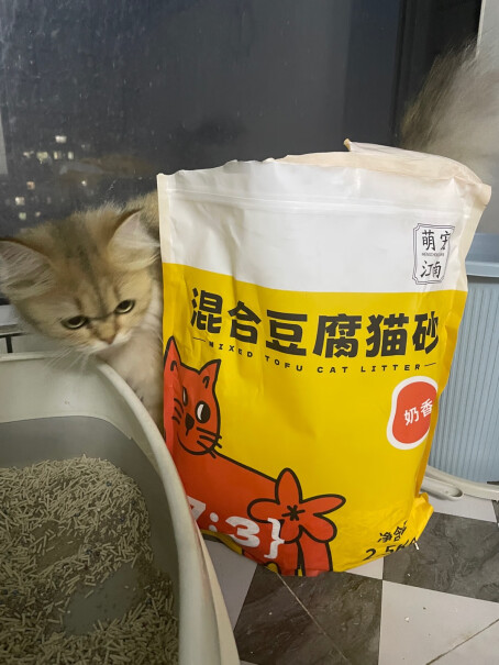 萌宠江南 猫砂除臭低尘奶香味 2.5kg质量真的好吗？详细评测报告！