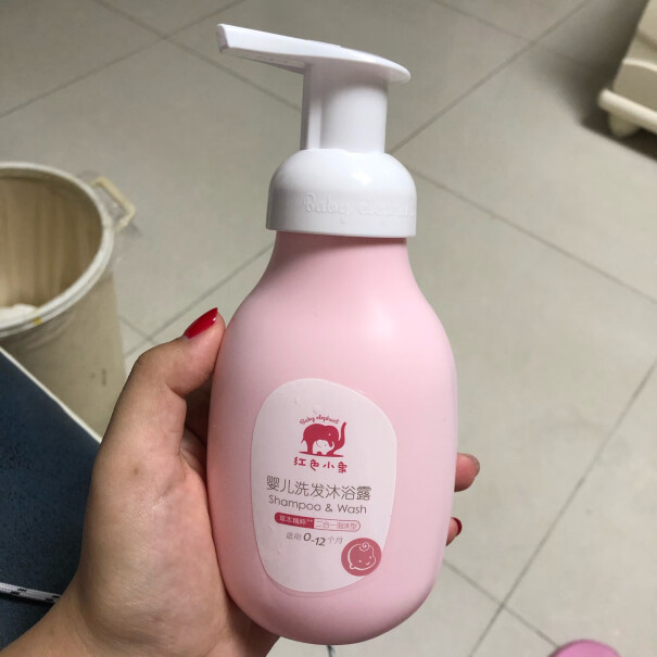 红色小象婴儿洗发沐浴露多大小孩用的？