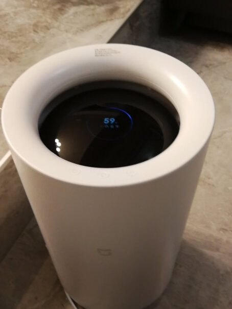 米家 小米无雾加湿器2Lite 卧室家用办公室婴儿孕妇 330ml软件上会显示水量吗？