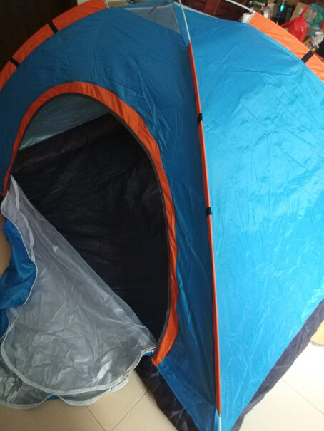 帐篷-垫子盛源速开手抛帐篷双人双开门自动帐篷纱门纱窗通风好值得买吗？使用良心测评分享。
