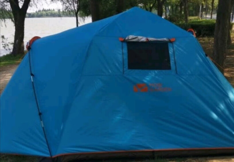 帐篷-垫子牧高笛家庭用大空间全自动野露营3-4人速开搭建双层帐篷大家真实看法解读,质量到底怎么样好不好？