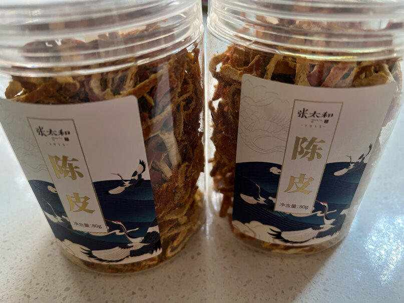 张太和始创于1915陈皮干丝陈化老陈皮茶泡水可搭配花草茶80g罐深度剖析测评质量好不好！3分钟告诉你到底有没有必要买！