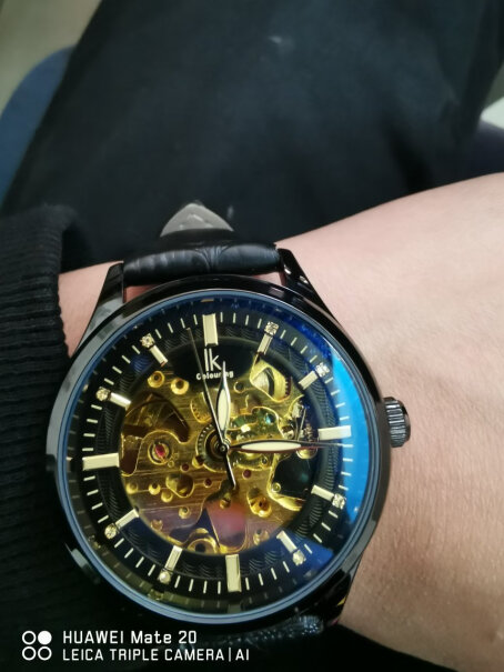 阿帕琦IK手表镂空全自动夜光机械表这个手表防水吗？