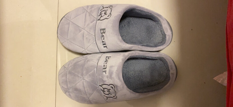 俞兆林男女款简约冬季居家防滑保暖可爱棉拖鞋J1902我本来想买两双颜色不一样，你们发的两双都一样，可以调一下呜？