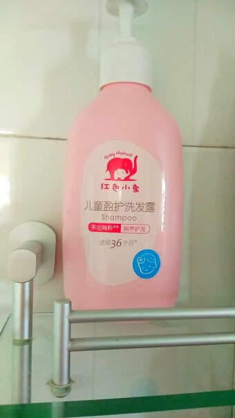 红色小象儿童洗发水净护头皮无硅油洗发精请问是正品吗？