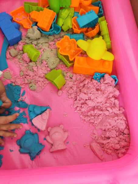 铭塔3色3斤装太空儿童玩具沙橡皮彩泥沙子超轻粘土魔力你好，是一整套的吗？