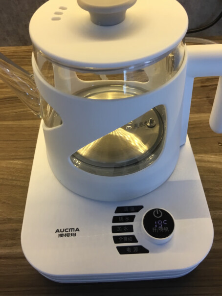 澳柯玛自动旋转上水壶电热水壶功夫泡茶304不锈钢烧水壶怎样设置加水时间？