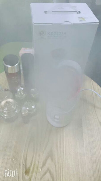 金稻蒸脸仪热喷蒸脸器蒸脸机家用纳米喷雾器你好这个蒸脸，用那样水呀？