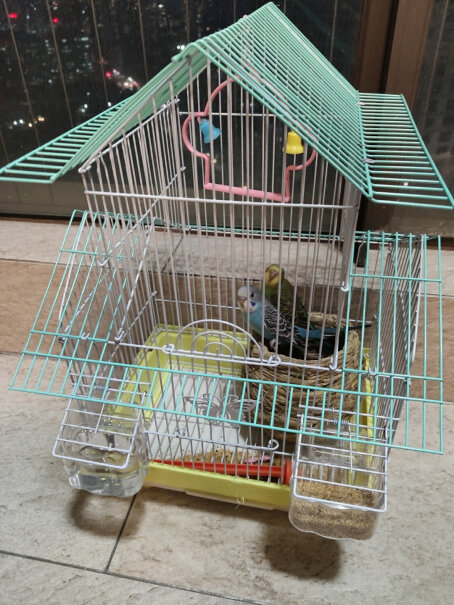 鸟类用品朗缤小鸟笼子大号豪华别墅小型通用屋型鸟笼评测数据如何,评测下怎么样！