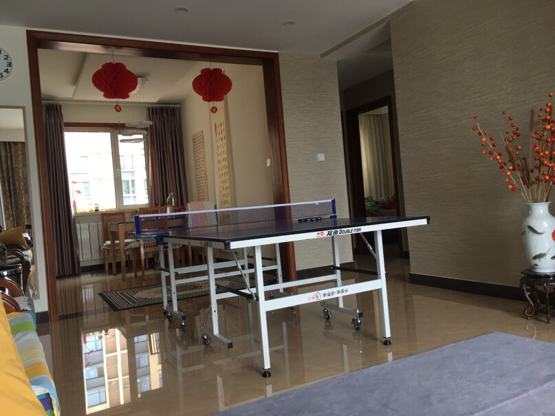 乒乓球桌双鱼儿童乒乓球桌家用室内乒乓球台优缺点测评,测评大揭秘？