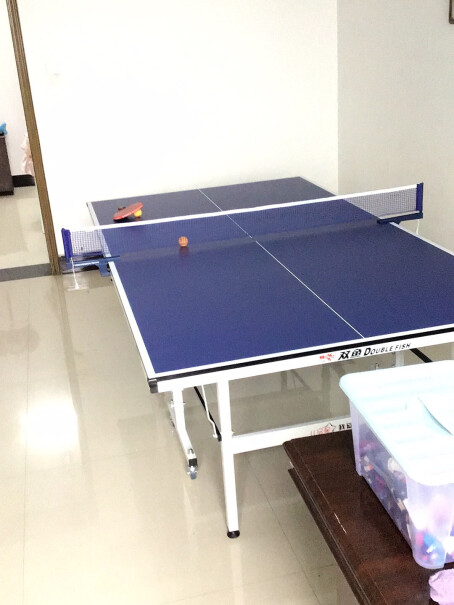 乒乓球桌双鱼儿童乒乓球桌家用室内乒乓球台评测质量好吗,功能介绍？