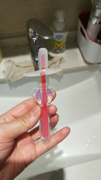婴儿口腔清洁樱舒婴儿牙刷儿童牙刷硅胶训练阶段宝宝软毛幼儿牙刷1-2-3岁分析性价比质量怎么样！真的好吗！