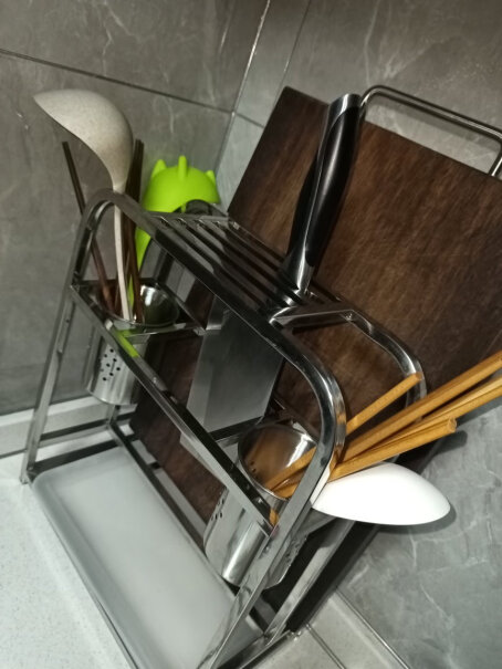 四季沐歌厨房用品沐歌置物架菜板砧板刀架收纳不锈钢长和宽是多少？