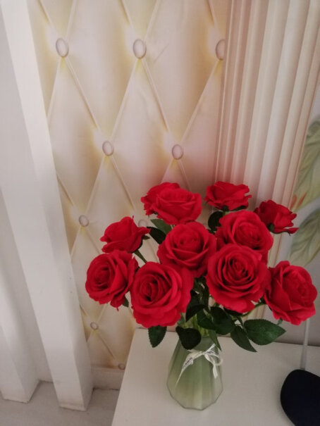 凉笙10支仿真玫瑰花假花客厅家居装饰品人造花花朵多大的，尺寸多高？