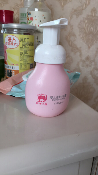 红色小象婴儿二合一洗发沐浴露新生儿可以用吗？