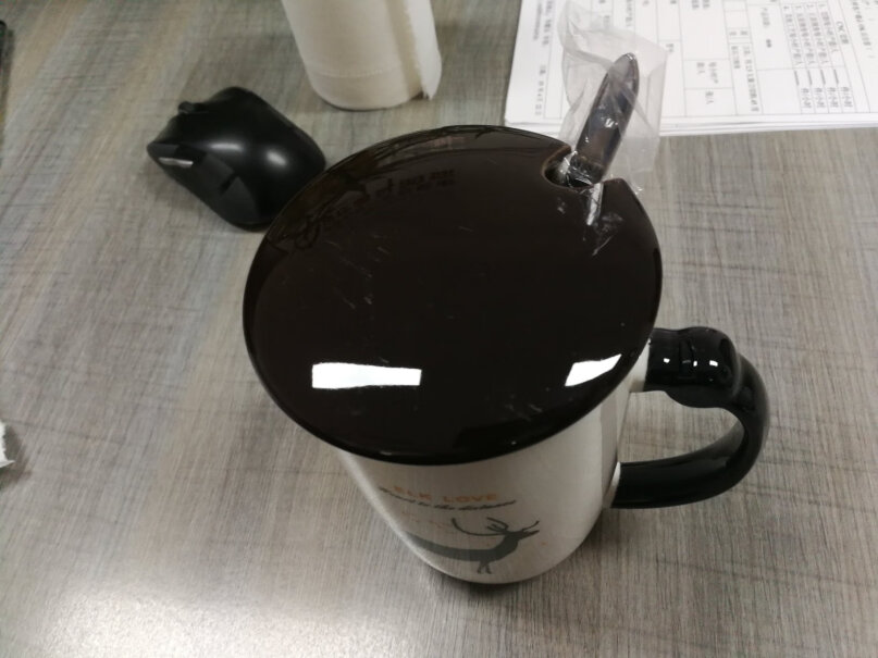 陶瓷-马克杯贝瑟斯小鹿马克杯简约喝水杯带盖带勺牛奶杯咖啡杯430ml评测解读该怎么选,到底是不是智商税！