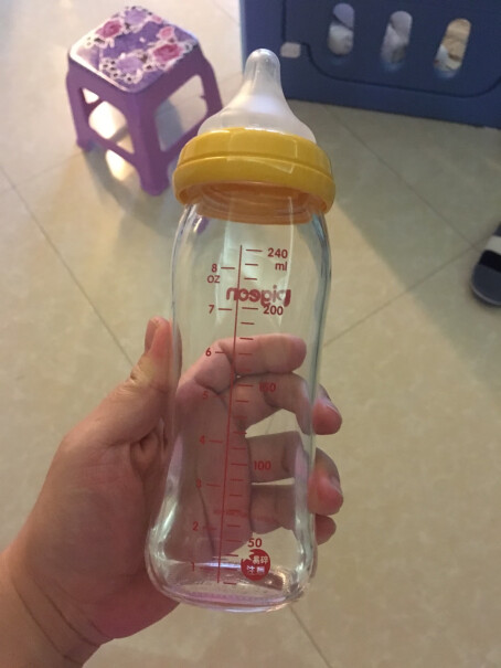 奶瓶奶嘴贝亲Pigeon宽口径玻璃奶瓶奶嘴套装婴儿奶瓶240ml+自然实感婴儿奶嘴L码+LL码只选对的不选贵的,真实测评质量优劣！