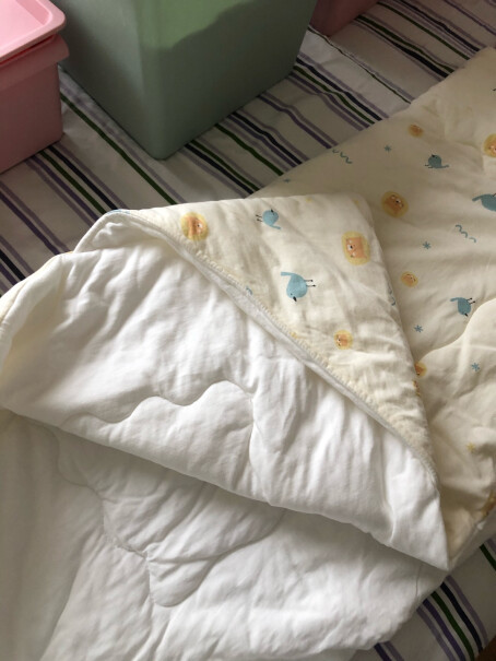 婴童睡袋-抱被童泰秋冬婴儿床品新生儿夹棉抱被外出防风厚抱毯黄色评测下怎么样！使用良心测评分享。
