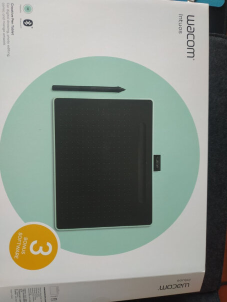 Wacom CTL-4100/K0手绘板包装盒上没有中文正常吗？