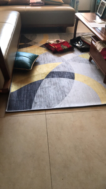地毯九洲鹿地毯家居北欧不规则图案160*230cm详细评测报告,可以入手吗？