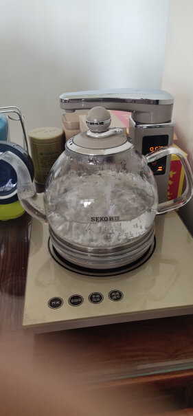 新功遥控全自动上水电热水壶玻璃电水壶烧水壶茶具这个有保温功能吗？