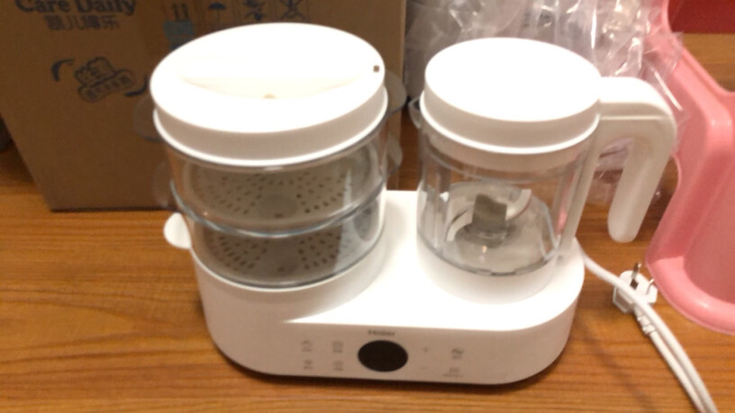海尔Haier家用多功能可消毒婴儿辅食机最新款,入手评测到底要不要买！
