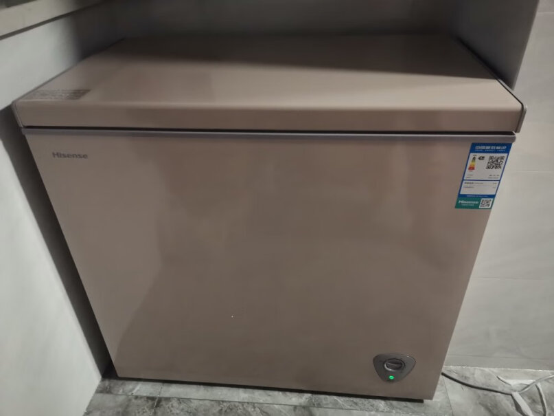 海信 (Hisense) 203升 一级能效家用冰柜 冷藏冷冻转换冷柜 节能省电单门冰箱金色BD有除霜的没有？