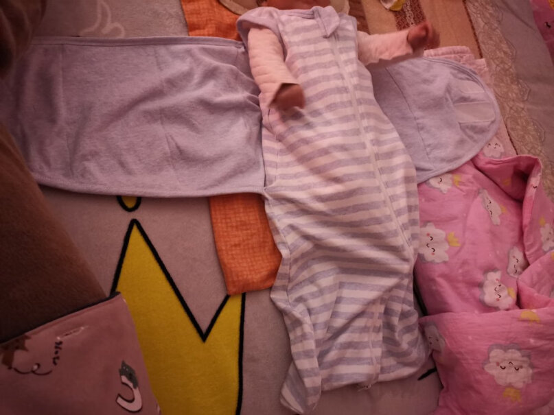 婴童睡袋-抱被欧孕OUYUN婴儿抱被新生儿包被防惊跳襁褓睡袋春夏哪个值得买！评测怎么样！