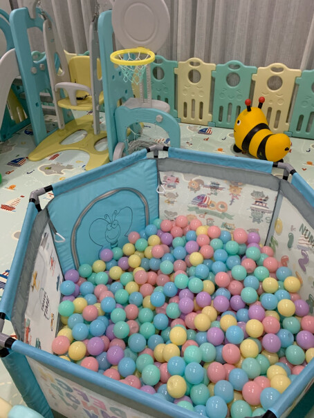 澳乐 儿童玩具波波海洋球布制波波球彩球池海洋游戏围栏球池 6.5究竟合不合格？评测报告来了！