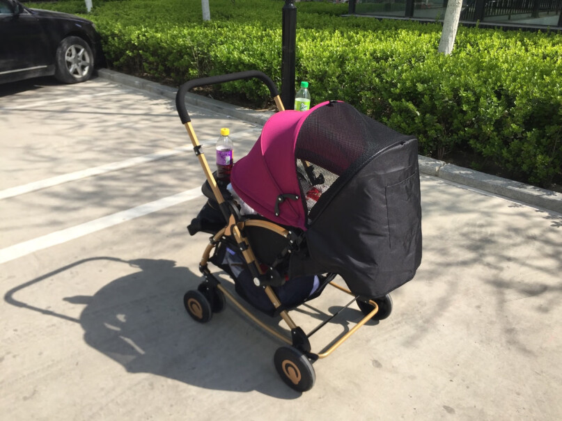 宝宝好婴儿推车可坐可躺双向折叠婴儿车夏季冬季通用各位前轮是不是都乱摆？