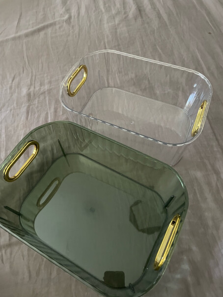 衍简收纳盒简化妆收纳盒 PET 绿色透明「2个装」质量真的好吗？体验揭秘测评！