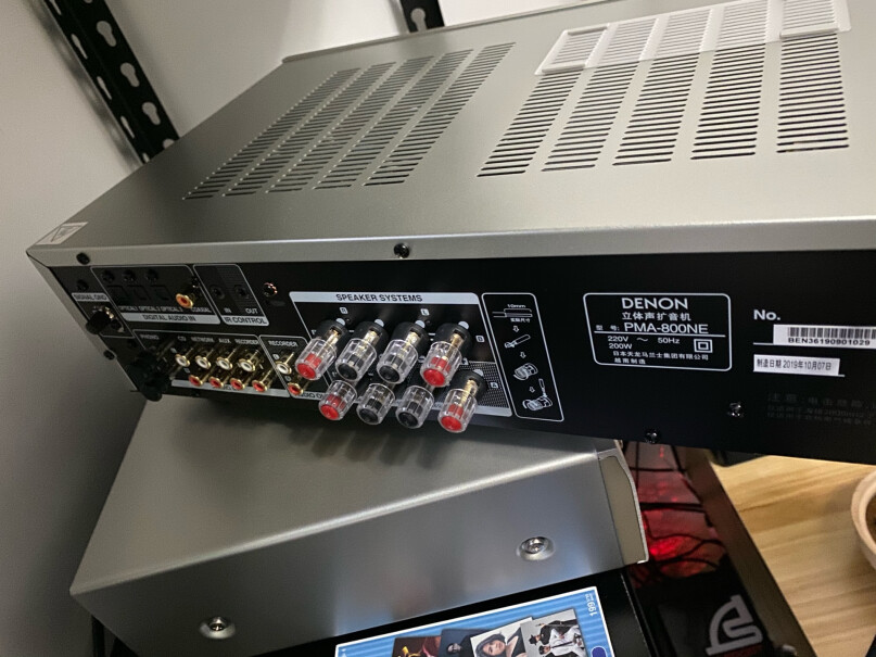 天龙PMA-800NE音箱推的8寸落地箱吗？