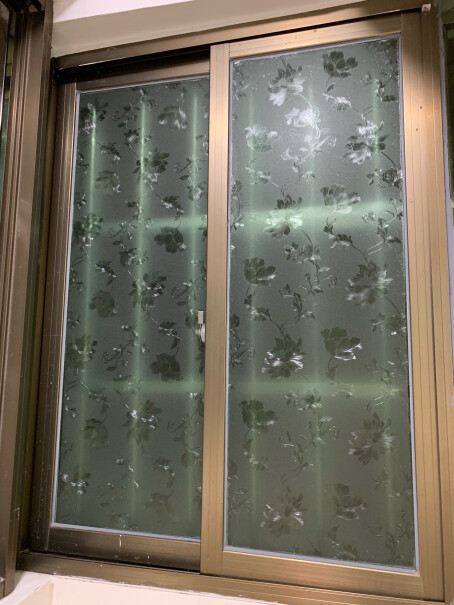FOOJO印花磨砂玻璃贴透光不透明窗花玻璃贴90宽是90厘米吗？
