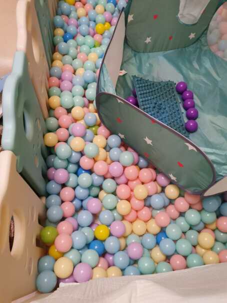 澳乐 儿童玩具波波海洋球布制波波球彩球池海洋游戏围栏球池 6.5好用吗？优劣分析评测结果！