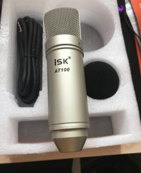 iSK AT100 麦克风套装有外置声卡，需要幻象电源嘛？