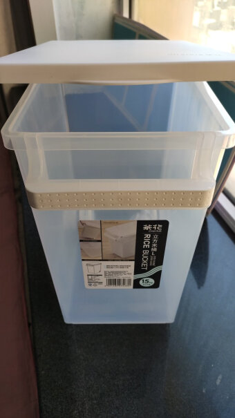 厨房储物器皿茶花立方米桶密封30斤大号米面桶塑料储米箱带滑轮杂粮收纳箱评测结果好吗,评测质量怎么样！