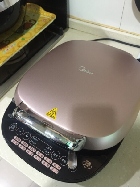 电饼铛美的电饼铛家用早餐机悬浮双面加热可拆洗高端智能多功能煎烤机质量不好吗,来看看买家说法？